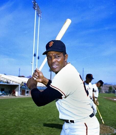 Willie Mays, after the New York Giants moved to San Francisco. (AP Images)