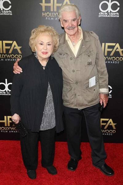 Doris Roberts (L) and Jack Betts attend the 19th Annual Hollywood Film Awards at The Beverly Hilton Hotel on November 1, 2015 in Beverly Hills, California