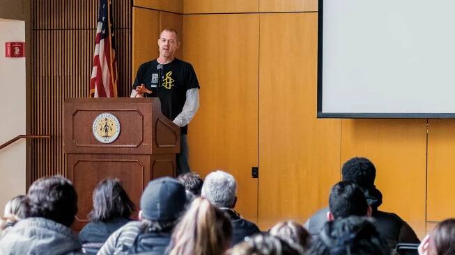 Scott Langley presenting