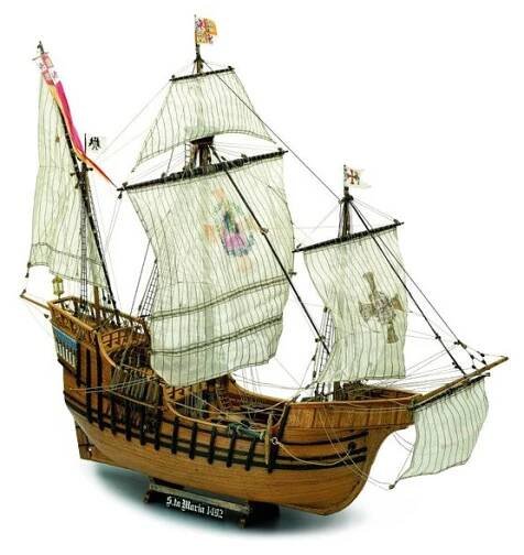 MAMOLI Santa Maria 1492 1:50 kit ⇒ 9 117 Kč - Stavebnice modelů lodí