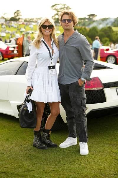 Christie Brinkley and Jack Brinkley-Cook attend The Bridge VI, 2022 at The Bridge on September 17, 2022 in Bridgehampton, NY. 