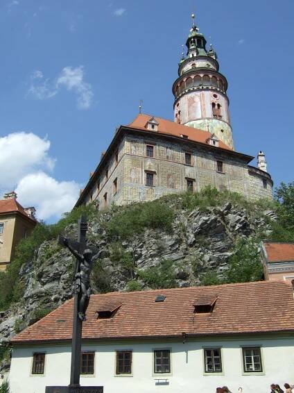 Výlet Český Krumlov, Rožmberk, klášter Zlatá Koruna 2007
