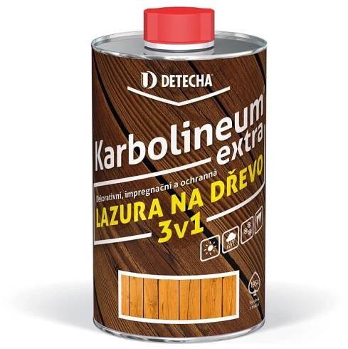 Detecha Karbolineum Extra Ochranná lazura na dřevo jantar; 700 g