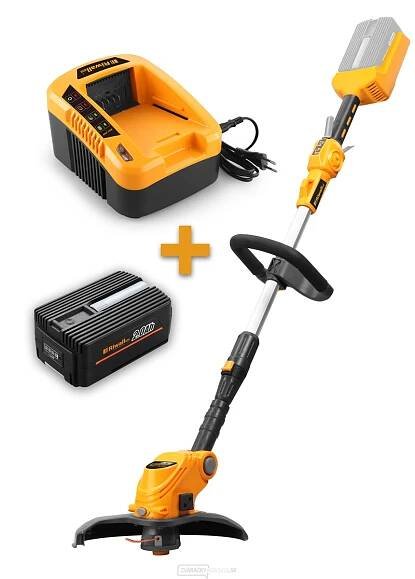 Riwall PRE RALT 3040 set vyžínač s aku motorom 40 V + 2Ah batéria + nabíjačka