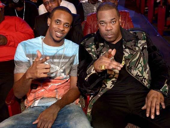 ATLANTA, GA - OCTOBER 09: Busta Rhymes (R) and son T'ziah Wood-Smith performs onstage at the BET Hip Hop Awards Show 2015 at the Atlanta Civic Center on October 9, 2015 in Atlanta, Georgia. (Photo by Paras Griffin/BET/Getty Images for BET Networks)