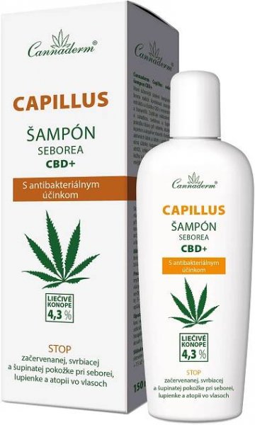 Cannaderm Capillus - šampon seborea CBD+ 150 ml