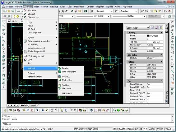 ProgeCAD Professional kvalitní náhrada AutoCAD