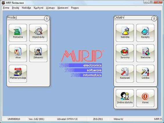 MRP obchod - Prodej účetního softwaru
