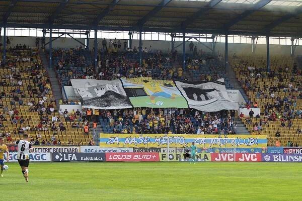 Diváci na utkání FK Teplice - FC Hradec Králové