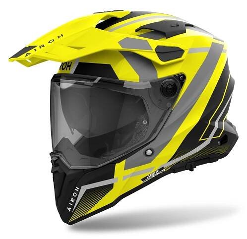 Enduro helma na motorku AIROH COMMANDER 2 MAVICK (matná žlutá)