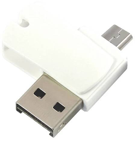 Miniaturní čtečka - USB flash disk microUSB