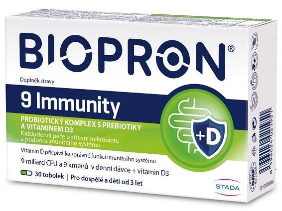 Biopron Immunity s vitaminem D3 30 tobolek