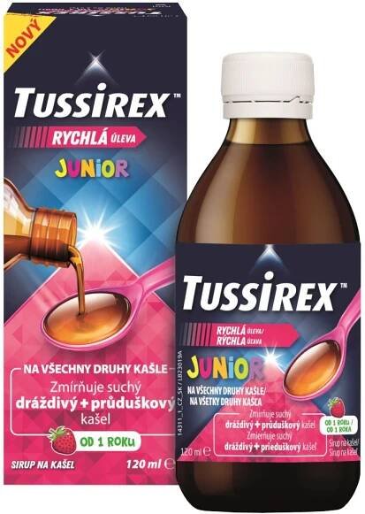 Tussirex Junior sirup 120 ml od 139 Kč