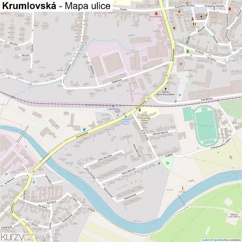 Krumlovská - mapy | Kurzy.cz