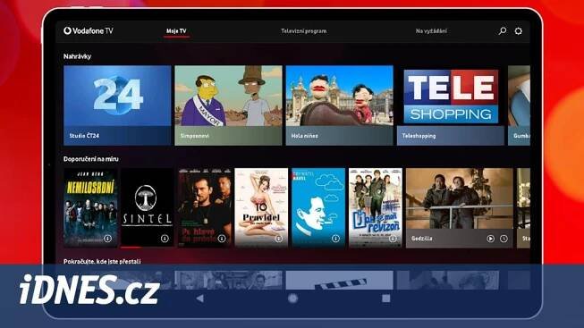 Do Česka přichází nová internetová televize od Vodafonu. Umí stream i filmy - iDNES.cz