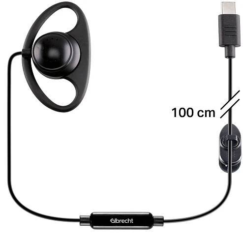 Albrecht Tectalk biz 1m D-Form sluchátko 29657.01