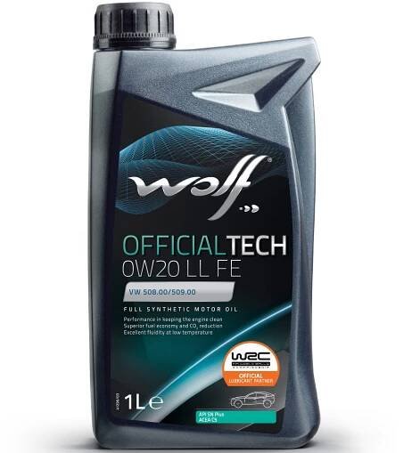 Syntetický motorový olej Wolf Officialtech 0W-20 LongLife FE 1l Wolf