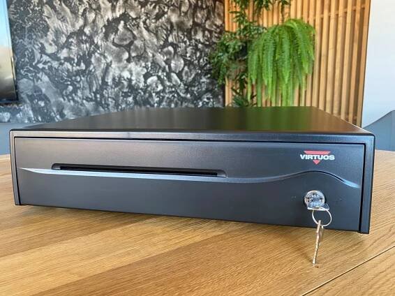 POUŹITÉ ZBOŽÍ - Pokladní zásuvka Virtuos C420C-RJ10P10C černá EKA0051 | bscom.cz