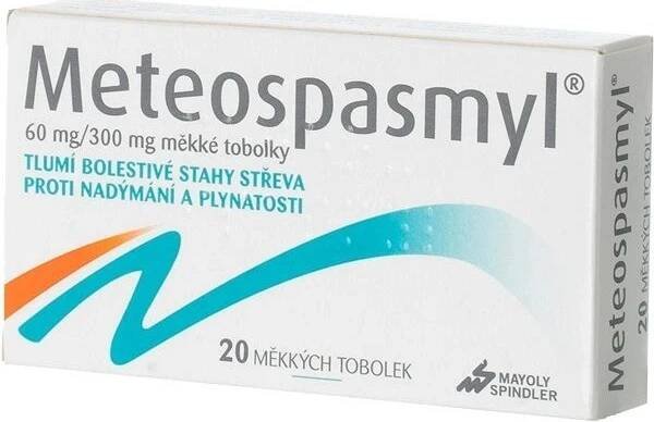 METEOSPASMYL POR 60MG/300MG CPS MOL 20