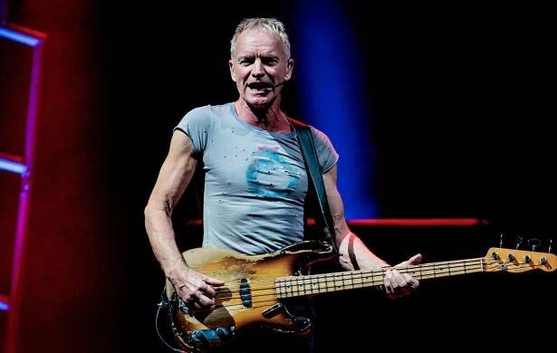 Sting performs in 2024.