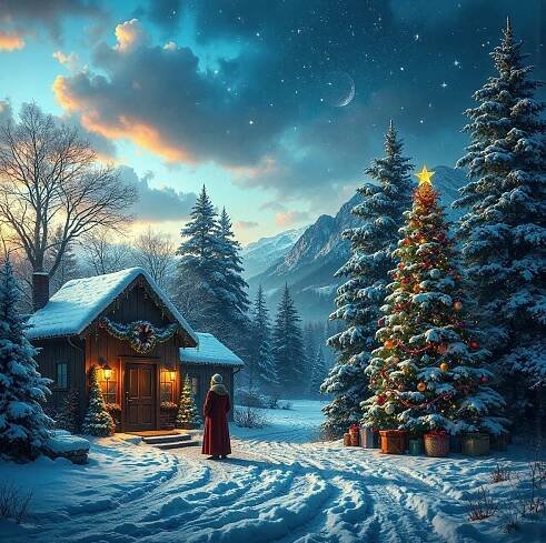 Winter / Weihnachten - KI-Bild