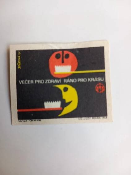 NÁLEPKA ZÁPALKY - Sběratelství