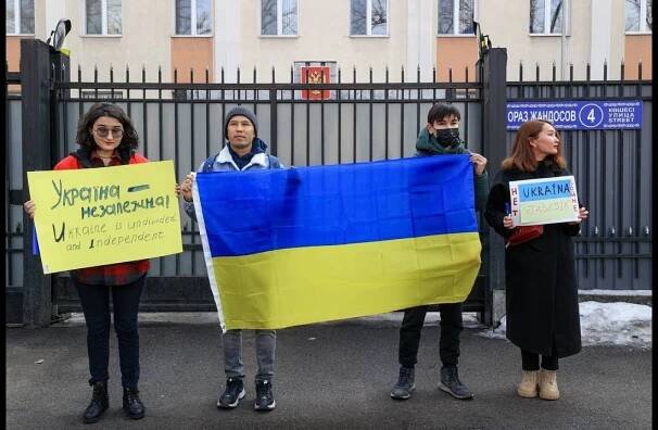 Ресей консулдығы алдындағы наразылық