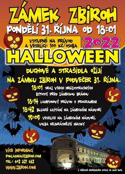 Halloween na zámku Zbiroh: Rokycany