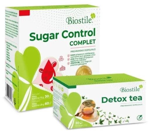 Sugar Control + Detox čaj (dárek)