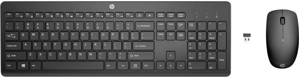 HP 230 WL bezdrátový sada klávesnice a myše německá, QWERTZ