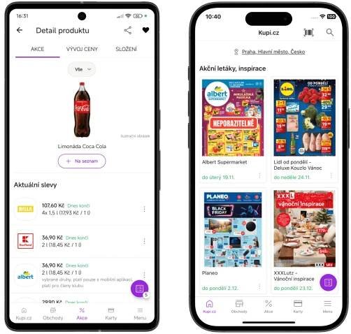 Mobilní aplikace pro Android a iPhone | Kupi.cz