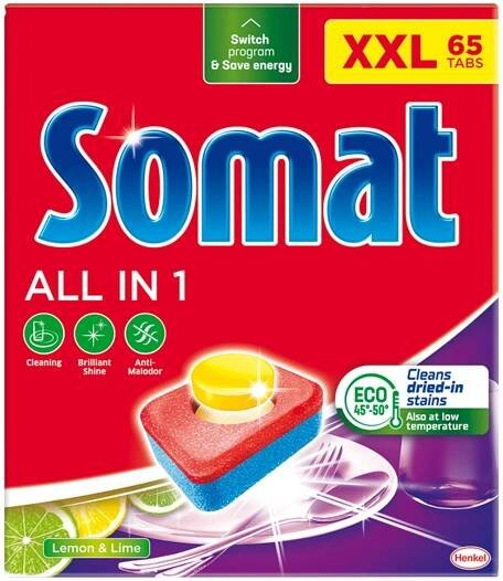 Somat All in 1 Lemon & Lime tablety do myčky