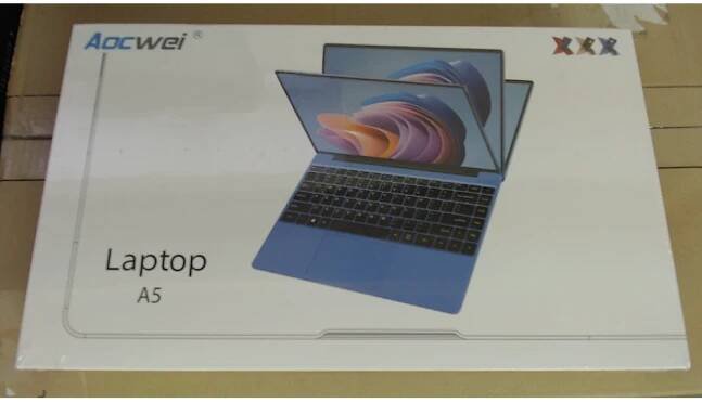 Notebook Aocwei 14 palců, 6 GB RAM, 128 GB SSD, podpora rozšíření až 1 TB, Intel, Windows 10, přenosný počítač FHD, WiFi