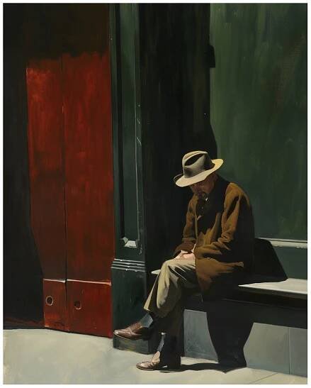 Edward hopper paintings, Edward hopper, Animal illustration art