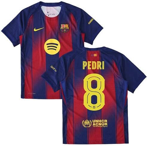 PEDRI 8 FC Barcelona domácí fotbalový dres 2025-26