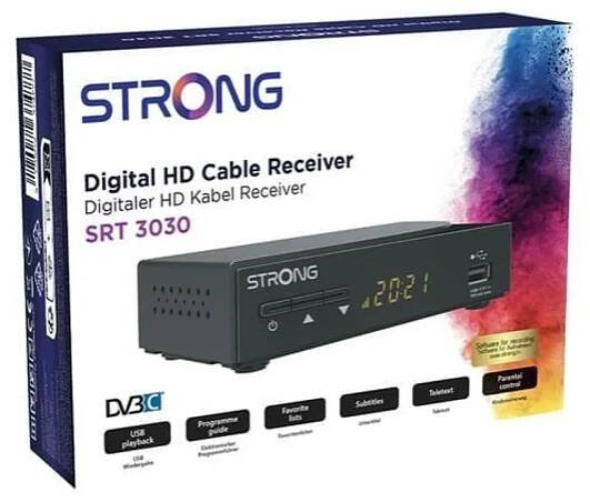 STRONG SRT3030 STRONG SRT3030 DVB-C Receiver Obrázok produktu 