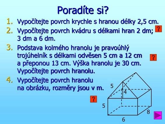 PPT - Kolmé hranoly, jejich objem a povrch PowerPoint Presentation, free download - ID:3754559