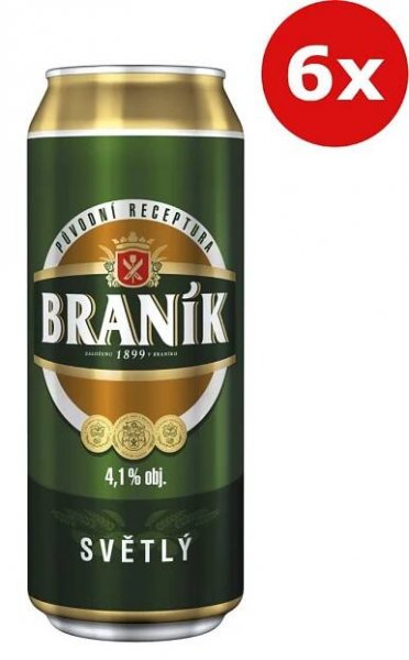 Braník světlá 10° 6x0,5l plech