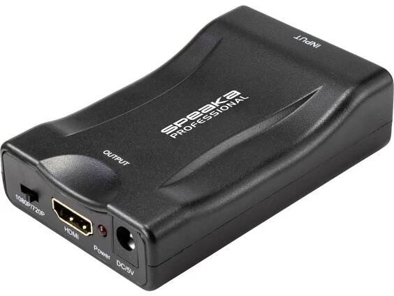 SpeaKa Professional AV konvertor SP-9395928 [SCART - HDMI] 1920 x 1080 Pixel