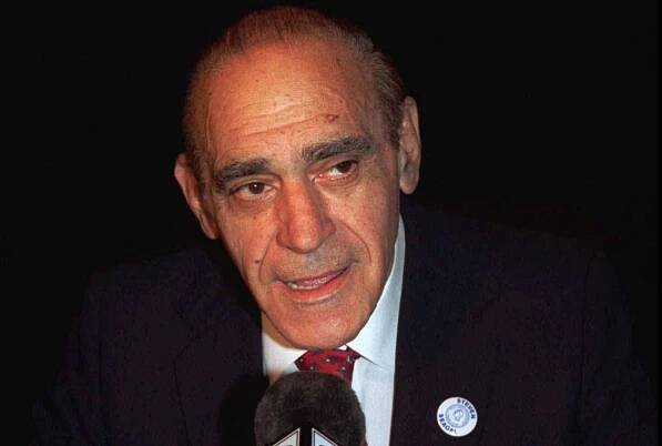 Actor Abe Vigoda, shown in 1995, died Tuesday in New Jersey.