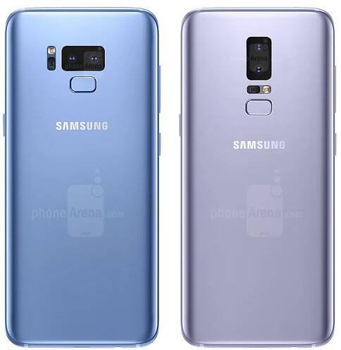 Tady dvě možnosti uspořádání zad telefonu