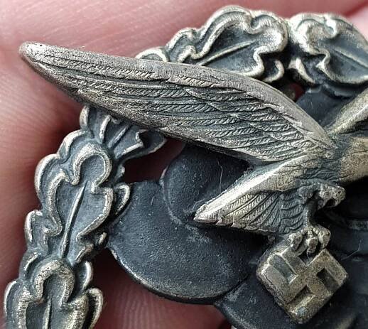 Erdkampfabzeichen - odznak za pozemní boj Luftwaffe, Gustav Brehmer | Aukro