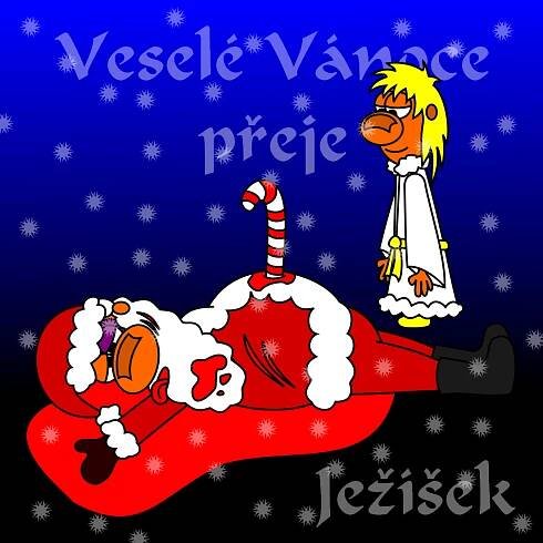 Veselé Vánoce přeje Ježíšek (1. strana) | Galerie | Aragorn.cz