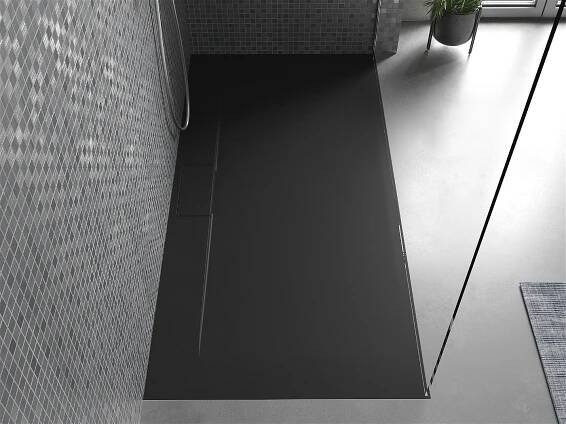 Sprchová SMC vanička MEXEN EGON 80x200 cm - černá, 4R708020