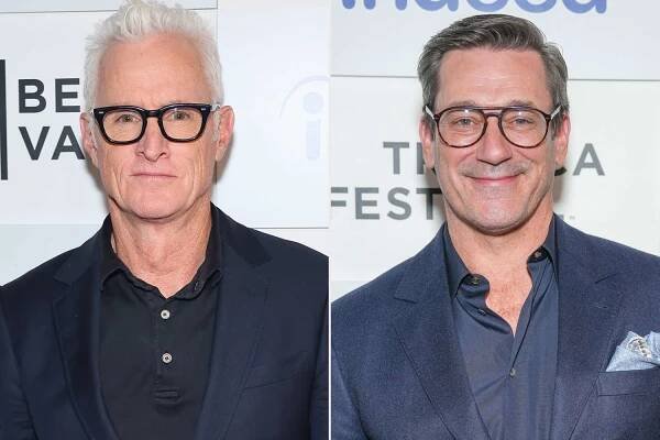 John Slattery Praises 'Great Guy' Jon Hamm and Fiancée Anna Osceola: 'They're Lovely' (Exclusive)