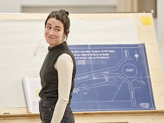 Rehearsal Images for Straight Line Crazy