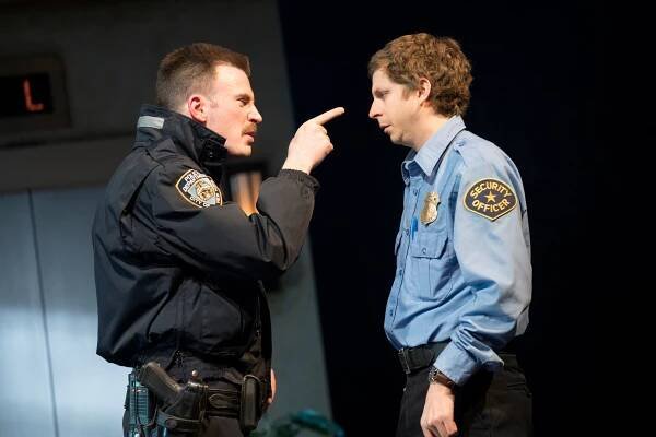 Review: Chris Evans and Michael Cera Tell Lies to Live by in ‘Lobby Hero’