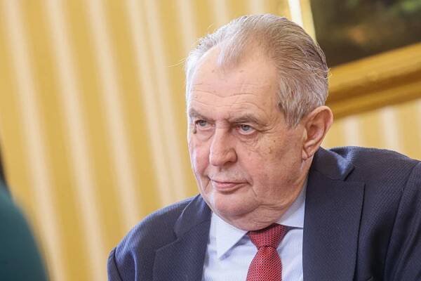 Prezident Miloš Zeman v Partii Terezie Tománkové (5. 3. 2023)