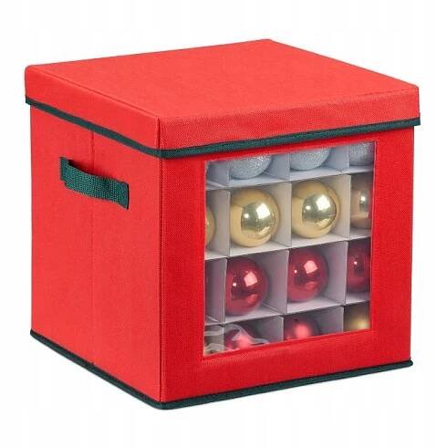 Obrázek produktu pro relaxdays Úložný box na vánoční ozdoby