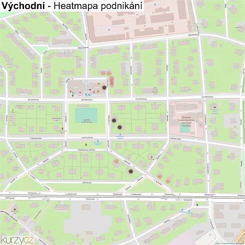 Východní - mapy | Kurzy.cz